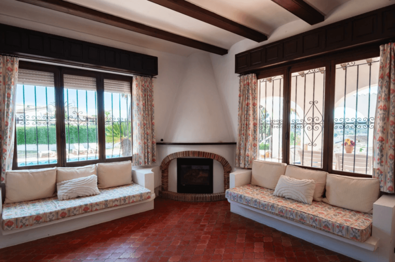Villa mit atemberaubendem Panoramablick und teilweisem Meerblick zu verkaufen in Pla Del Mar, Moraira