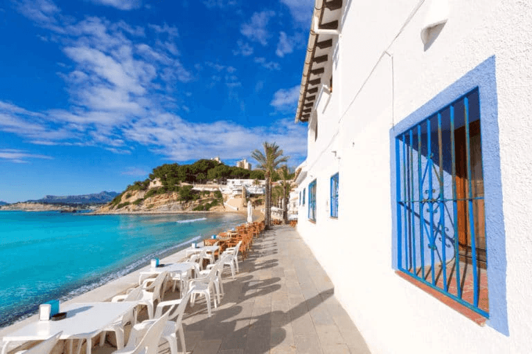 Villa Méditerranéenne Contemporaine à Moraira avec Vue sur la Mer