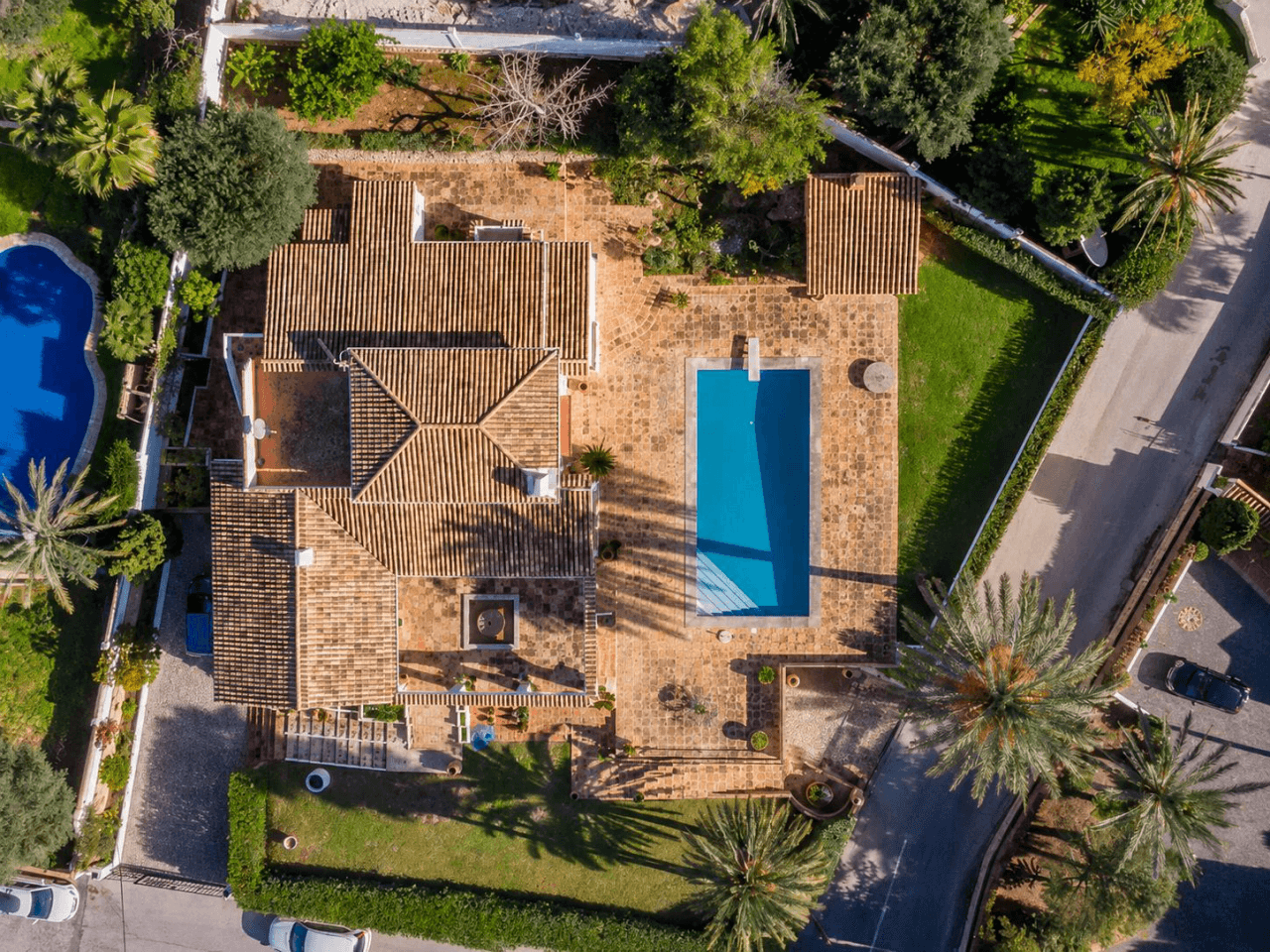 Villa mit atemberaubendem Panoramablick und teilweisem Meerblick zu verkaufen in Pla Del Mar, Moraira