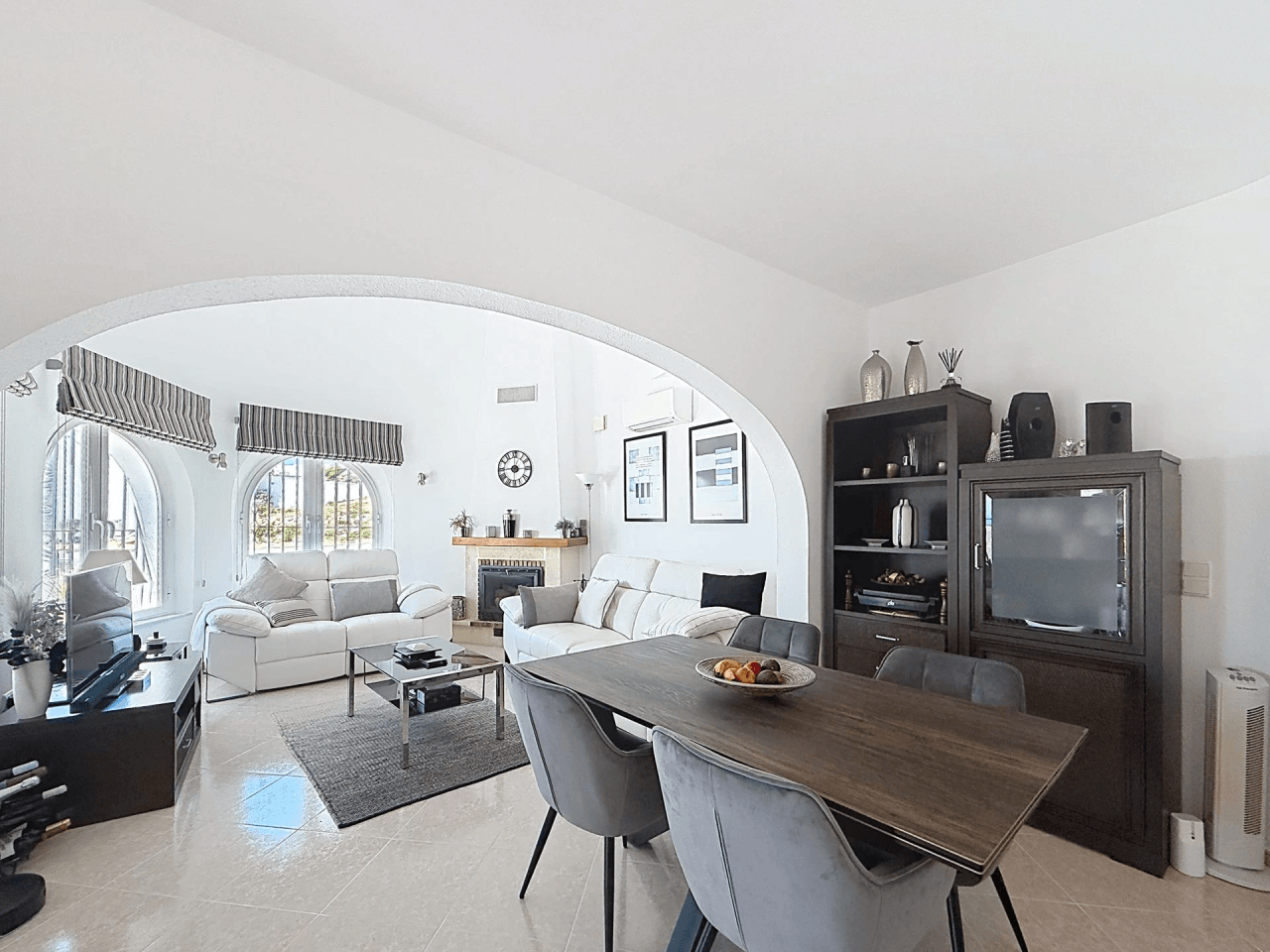Independent villa with sea views and heated pool Kalmias Cumbre del Sol Costa Blanca North