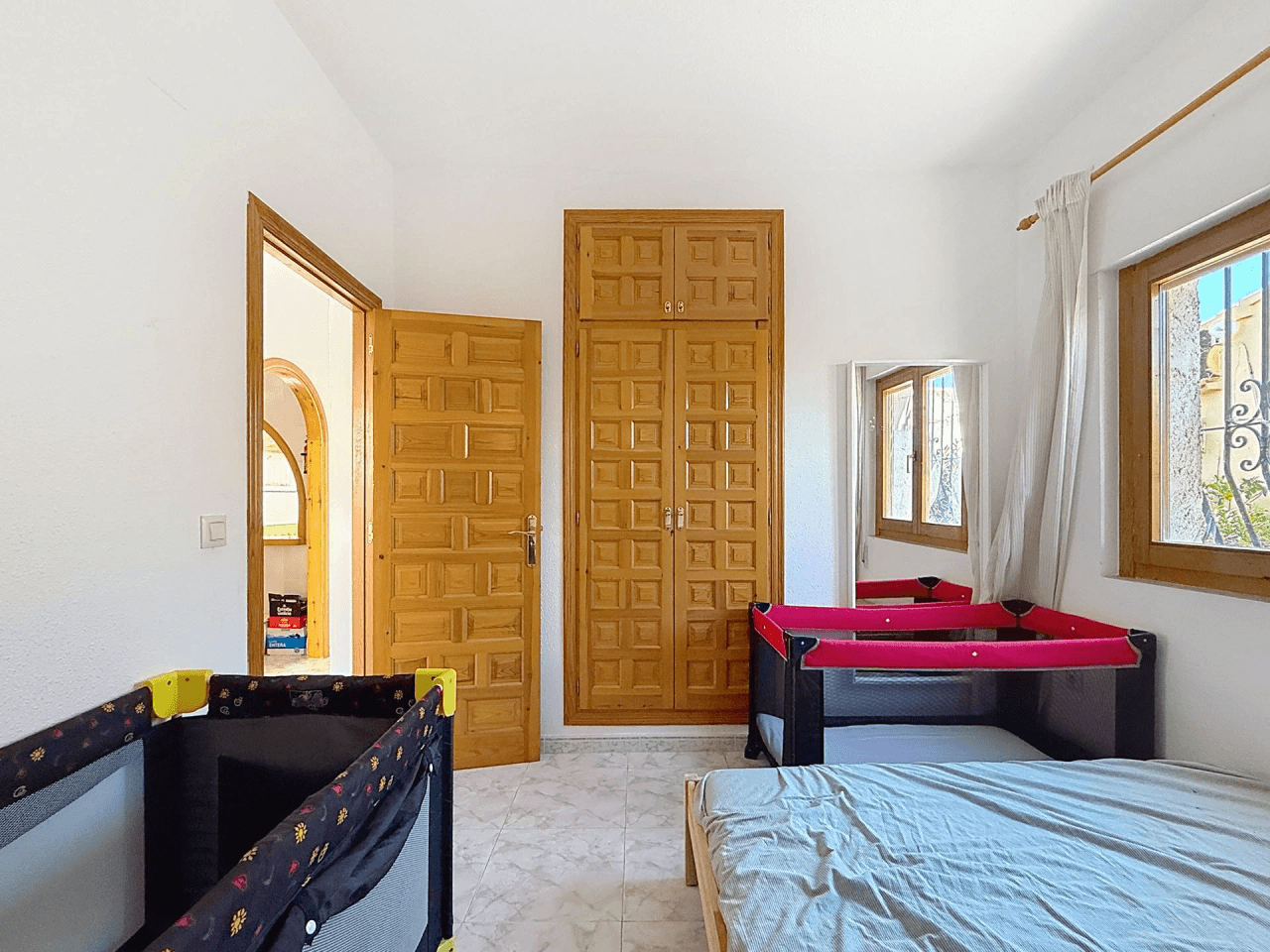 Cumbre del Sol Villa with sea views and communal pool.