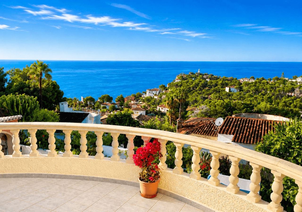 Villa te koop met indrukwekkend uitzicht op zee - Balkon aan Zee - Javea