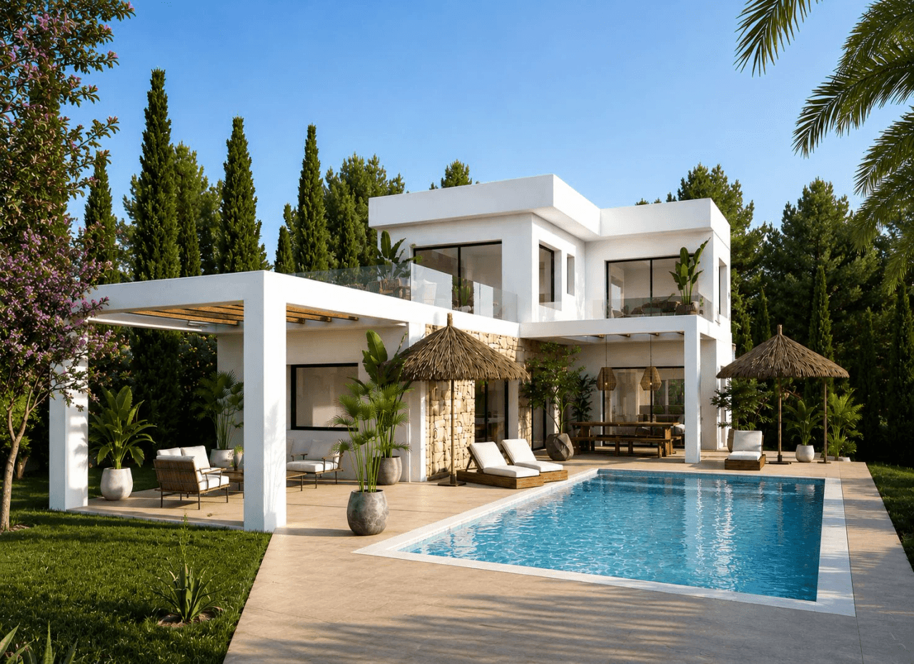 Terrain avec projet et permis à vendre à Pinosol - Javea