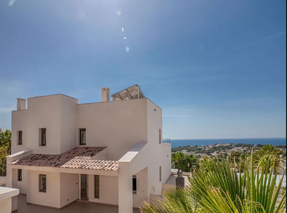 Modern Mediterranean style villa for sale in San Jaime Moraira, Costa Blanca