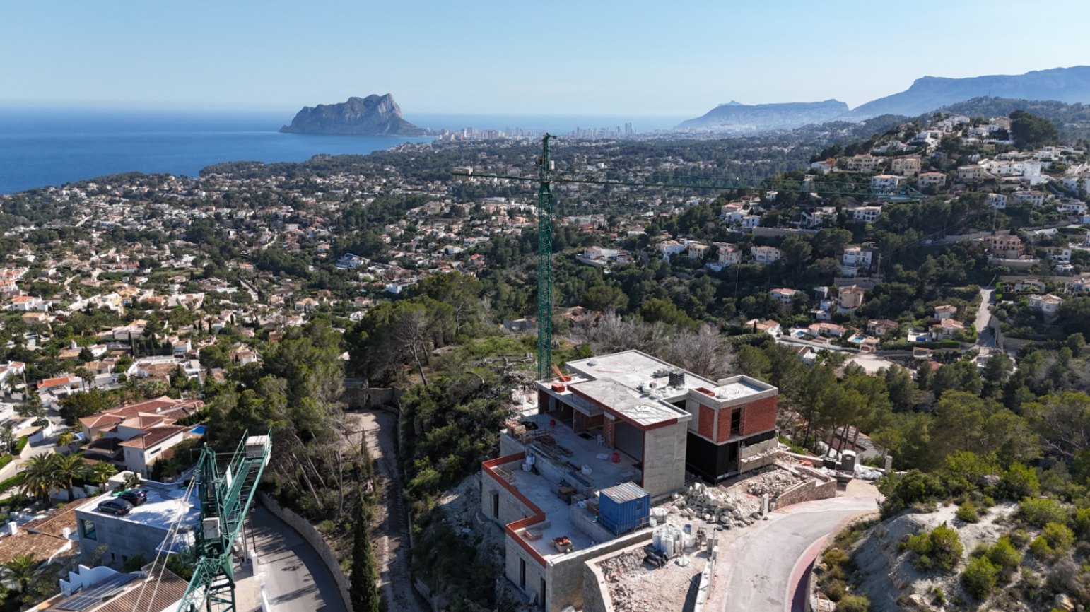 Moderne Luxusvilla mit Meerblick zu verkaufen in Moraira | Fanadix