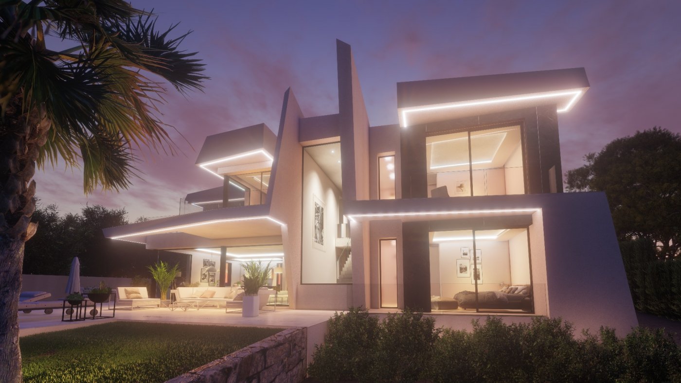 Villa im modernen Stil mit Meerblick in Cometa III Calpe