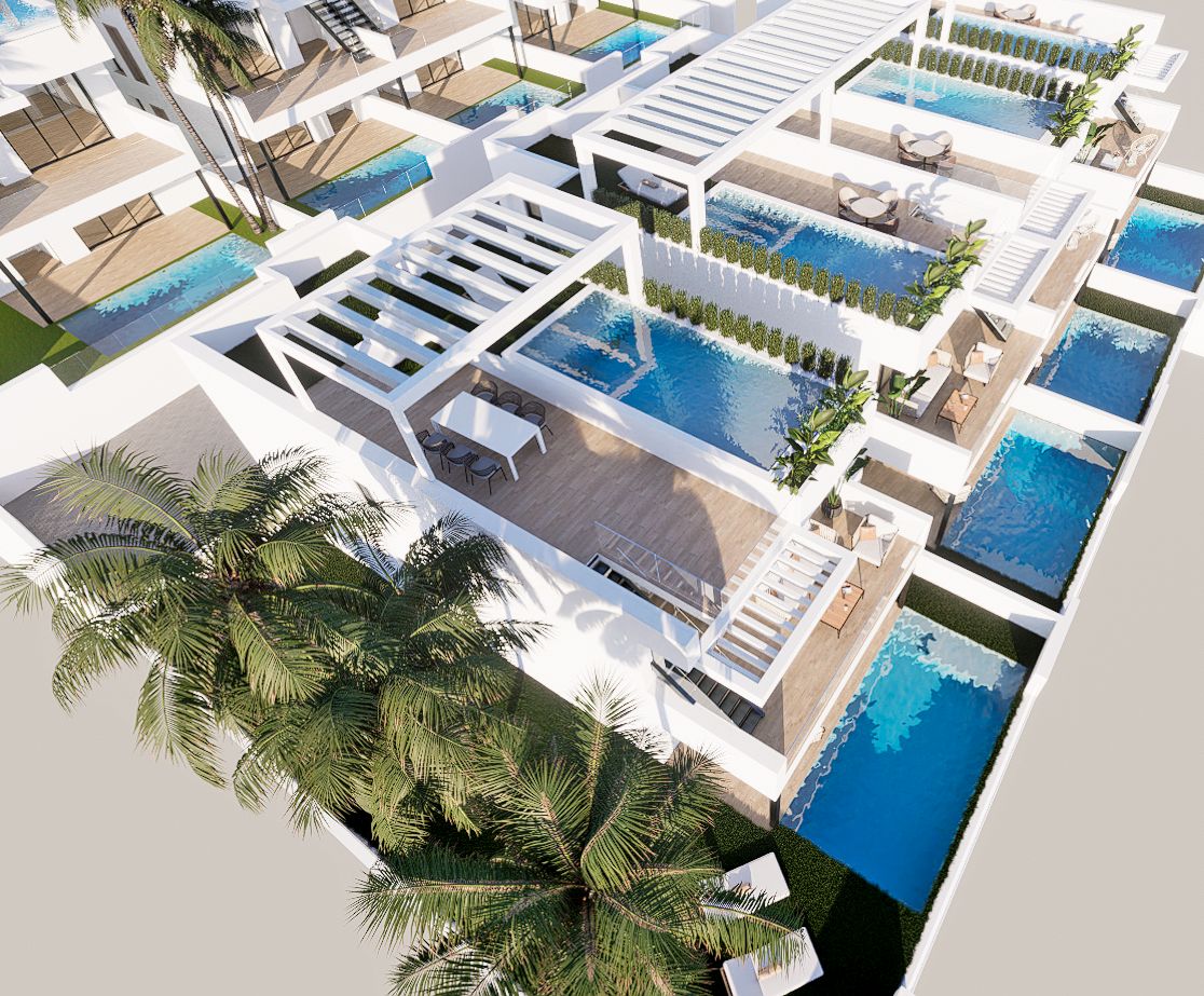 New build penthouse with solarium for sale in Finestrat