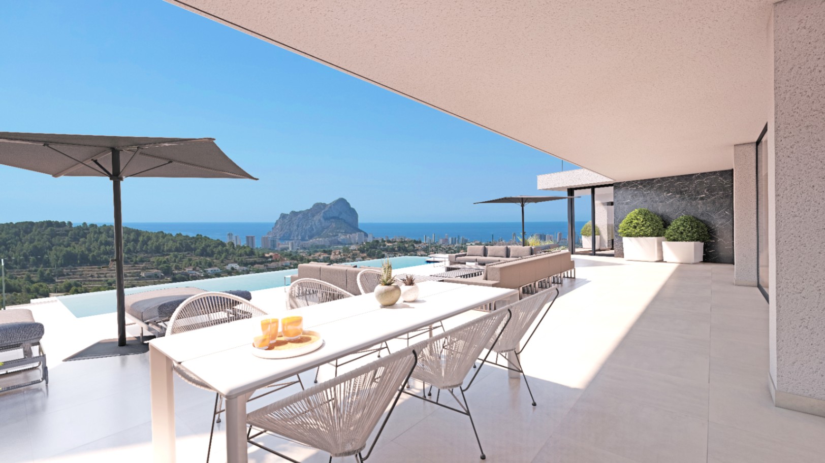 Modern luxury villa with sea views in Empedrola Calpe