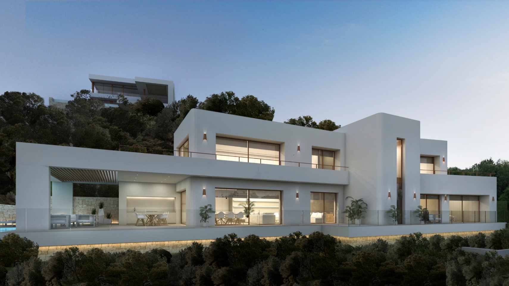 New build villa with sea views for sale in Costa Nova Jávea, Costa Blanca