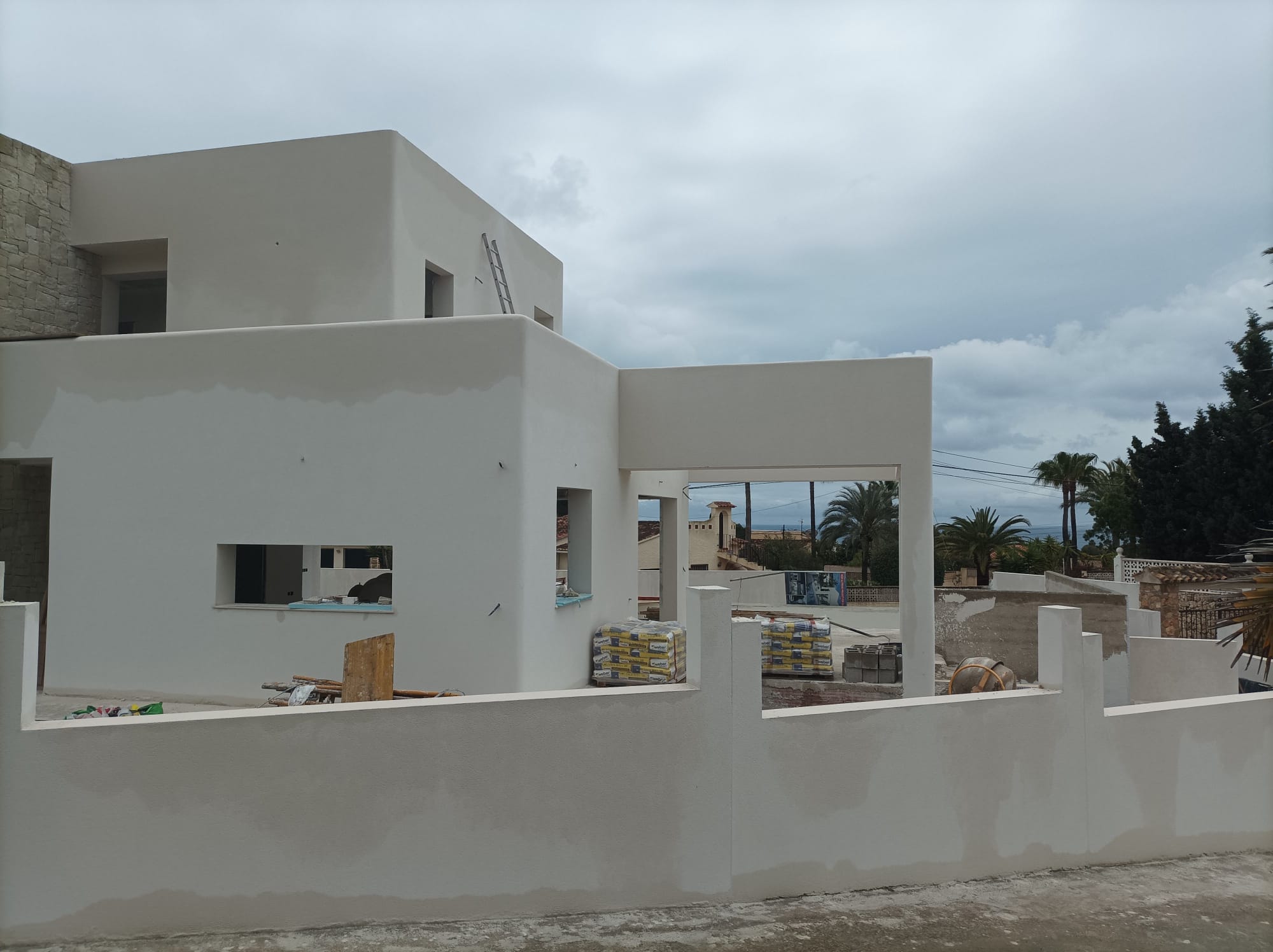 Villa neuve de style Ibiza à vendre à Baladrar Benissa, Costa Blanca