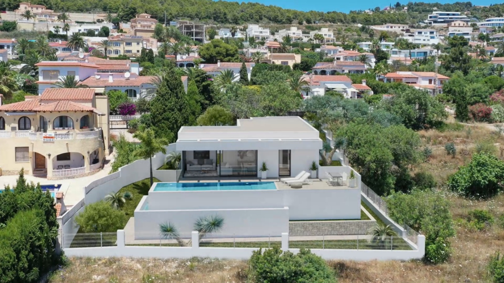 Modern villa with sea views in Gran Sol Calpe