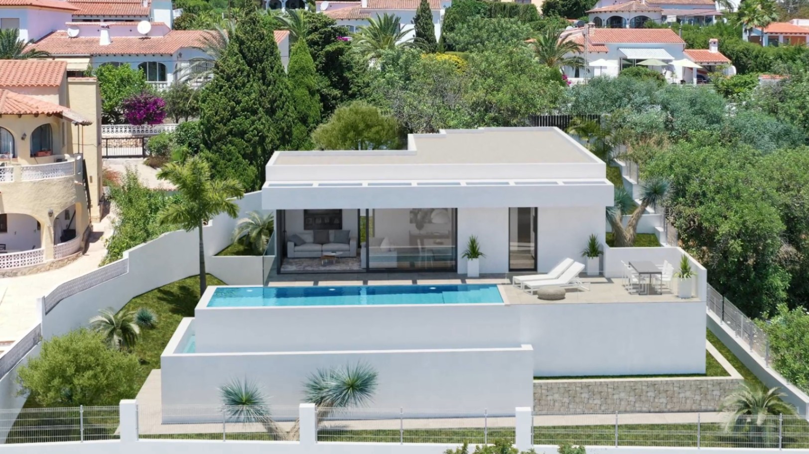 Modern villa with sea views in Gran Sol Calpe
