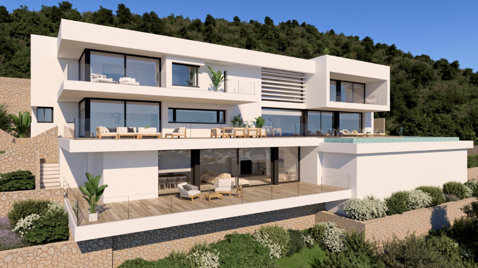 New build villa for sale in Cumbre del Sol Benitachell, Costa Blanca