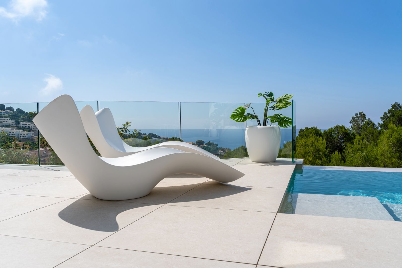 Villa im modernen Stil mit Meerblick in Sierra Altea