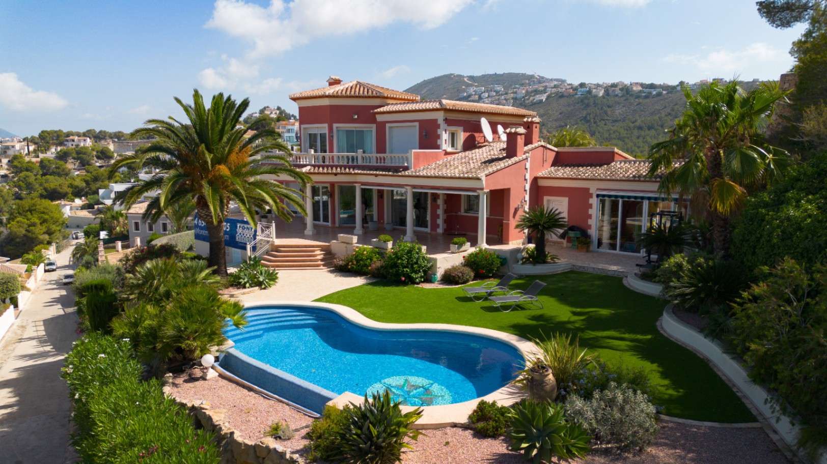 Villa de luxe avec vue sur la mer à La Arnella Moraira, Costa Blanca
