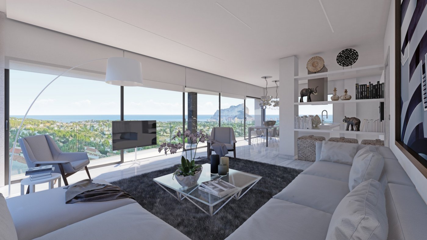 Villa im modernen Stil mit Meerblick in Gran Sol Calpe