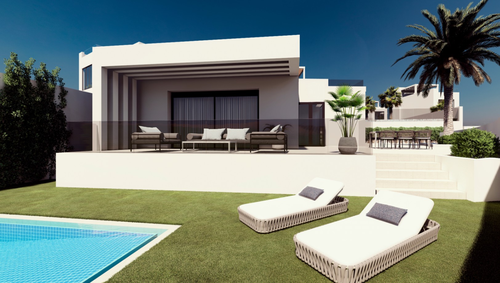 Villa im modernen Stil im Panoramic Beach Resort Finestrat