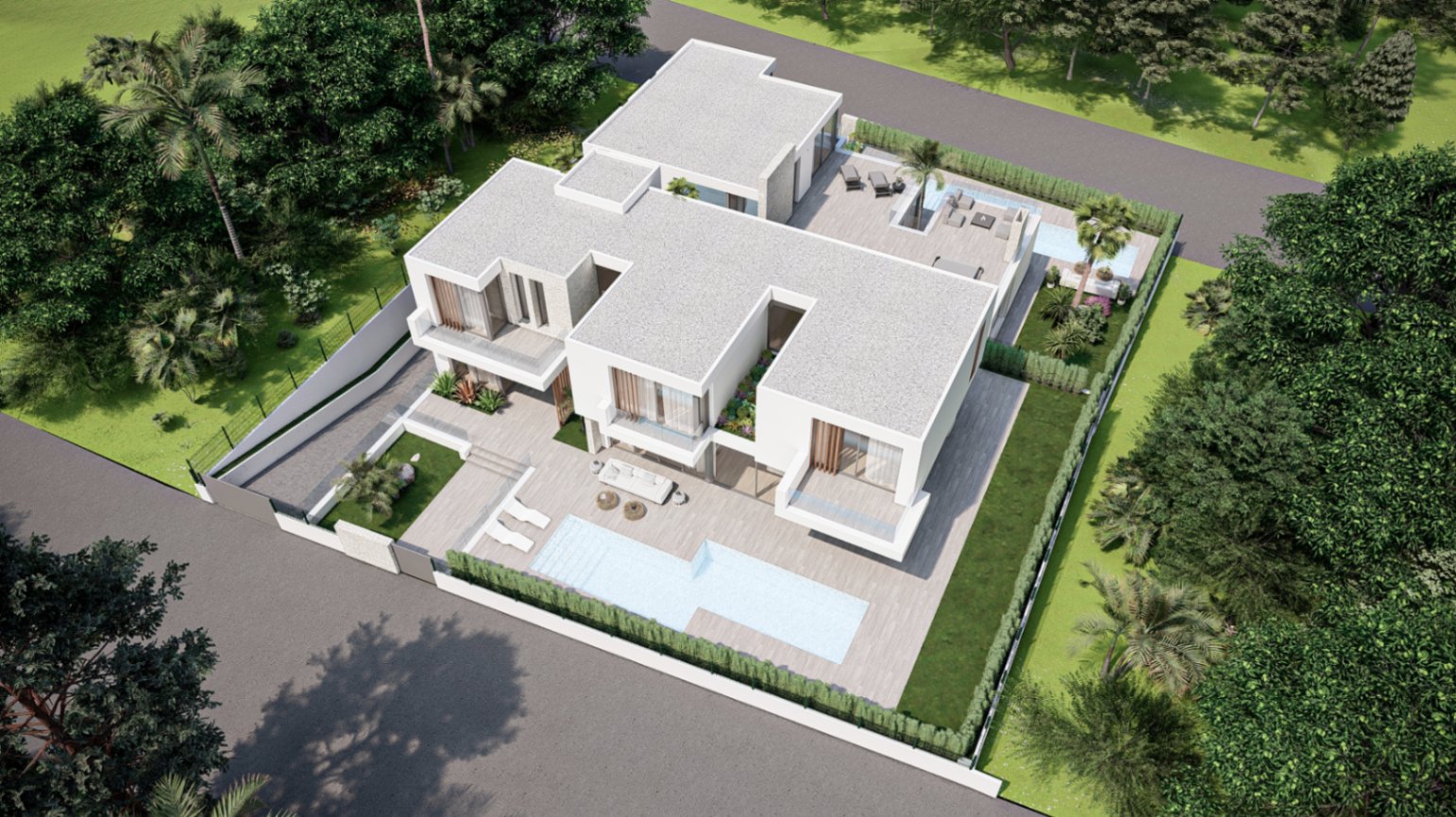 Nieuwbouw moderne villa te koop in Albir, Costa Blanca
