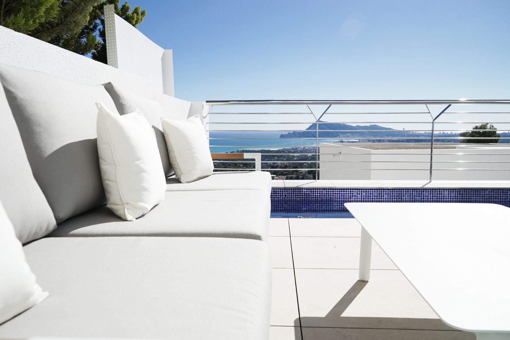 Modern new build villa with sea views for sale in Altea