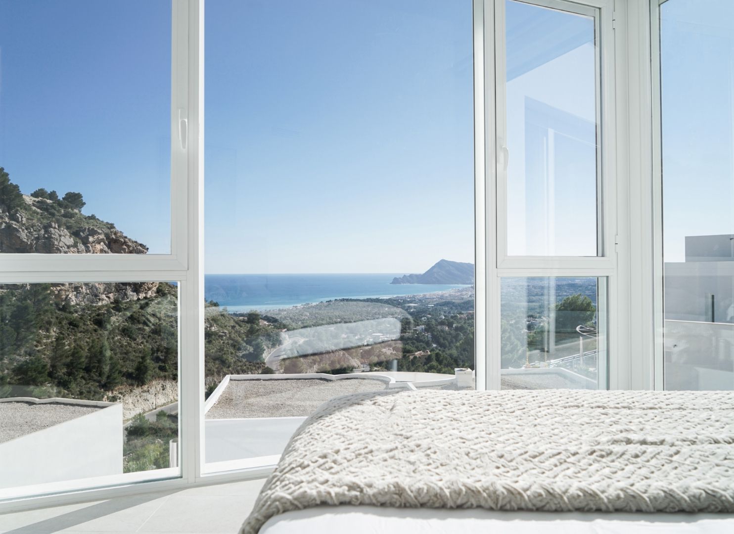 Modern new build villa with sea views for sale in Altea