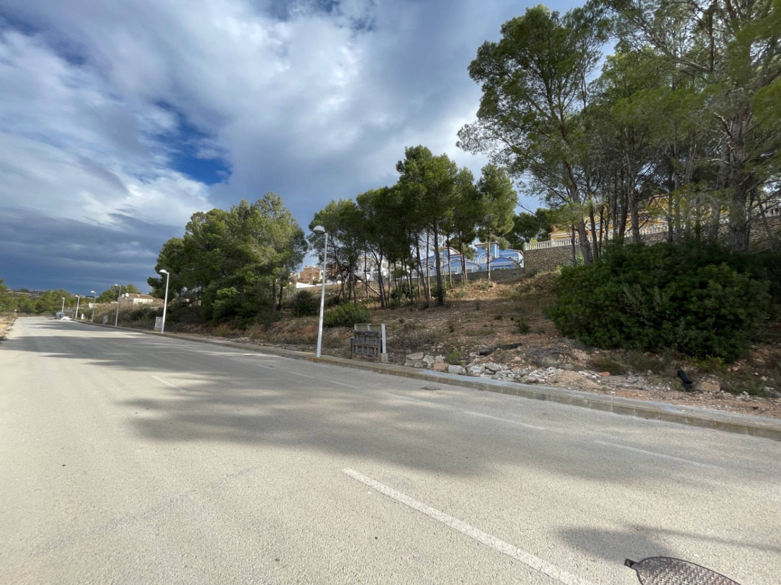 Plot for construction of 4 semi-detached houses in Empedrola urbanization in Calpe