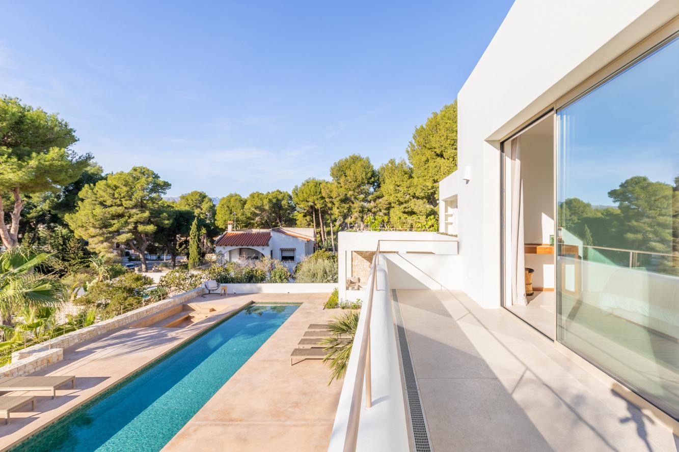 New build villa with sea views for sale in San Jaime Moraira, Costa Blanca