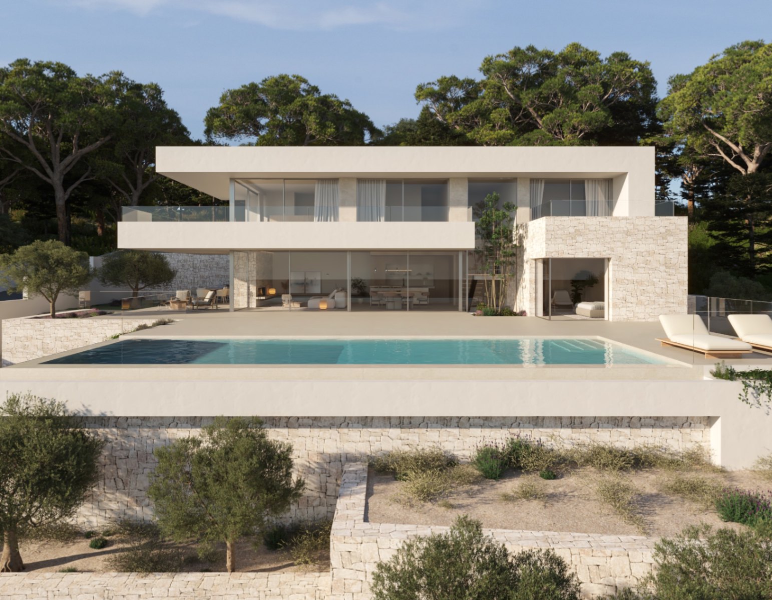 Villa im modernen Stil mit Meerblick in La Sabatera Moraira