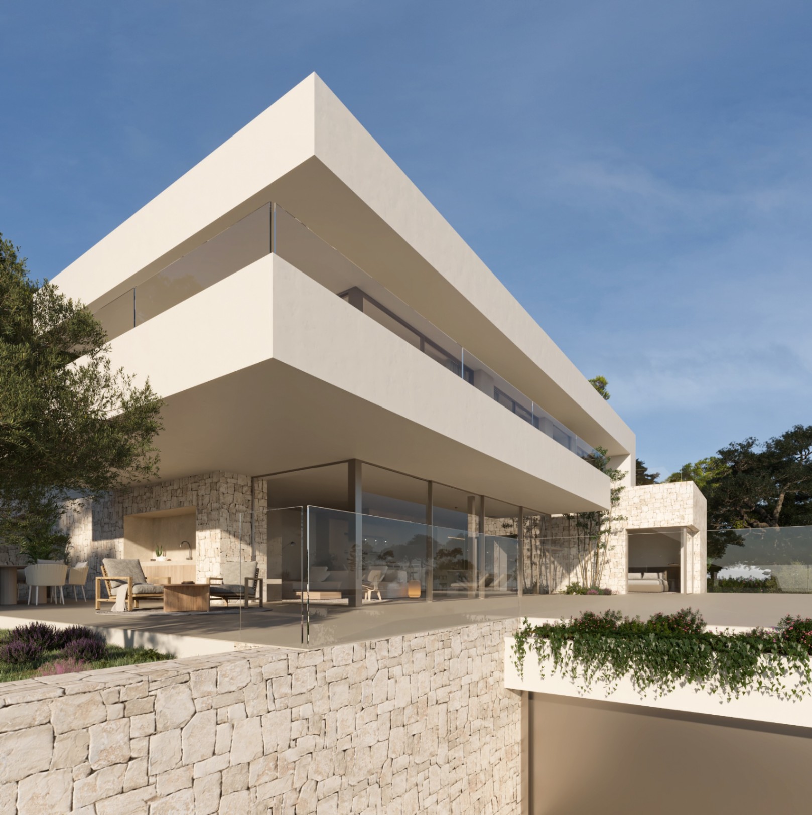 Villa im modernen Stil mit Meerblick in La Sabatera Moraira