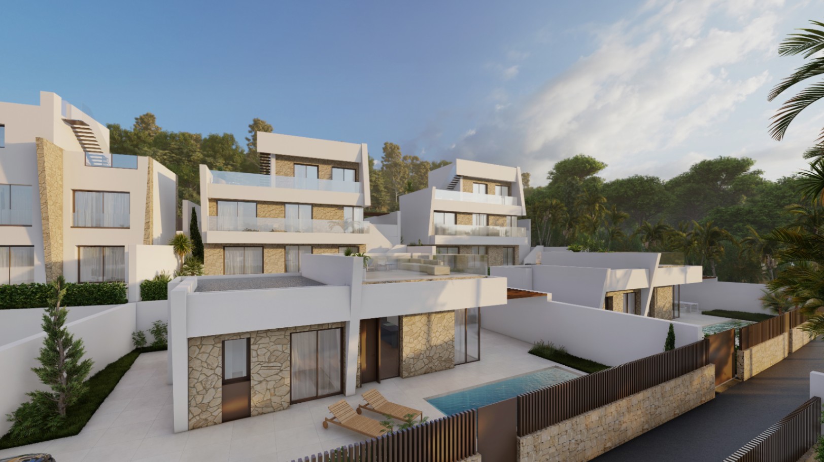 New build villa for sale in Sea Hills Finestrat, Costa Blanca