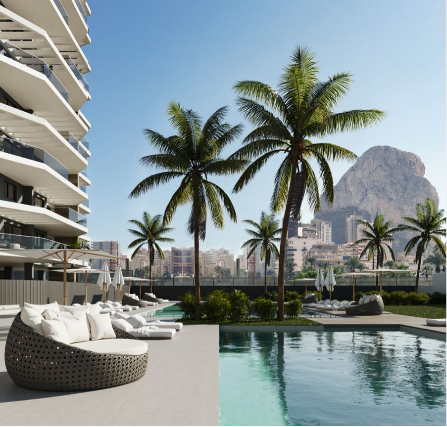 New build apartment for sale in Calpe, Costa Blanca