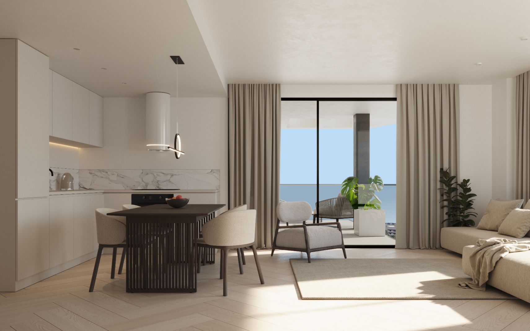 Appartement neuf avec vue sur la mer à vendre à Calpe