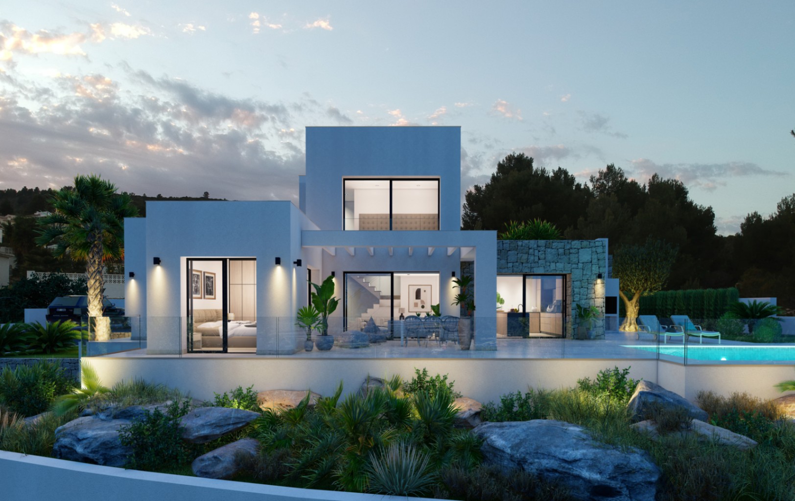 Neubau-Villenprojekt zum Verkauf in Pedreguer, Costa Blanca