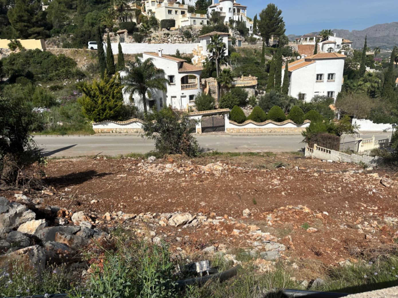 Nieuwbouw villa in Ibiza-stijl te koop in Monte Solana Pedreguer, Costa Blanca