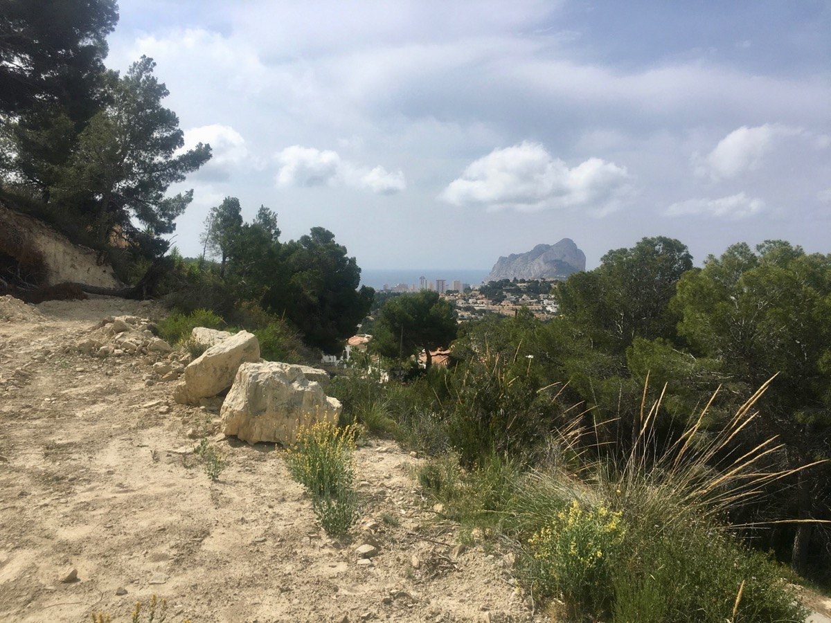 Plot with sea views for sale in Calpe, Costa Blanca