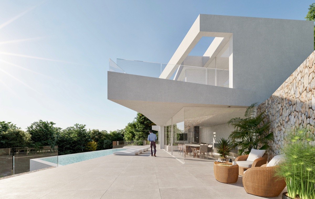 Modern new build villa project for sale in Altea Hills