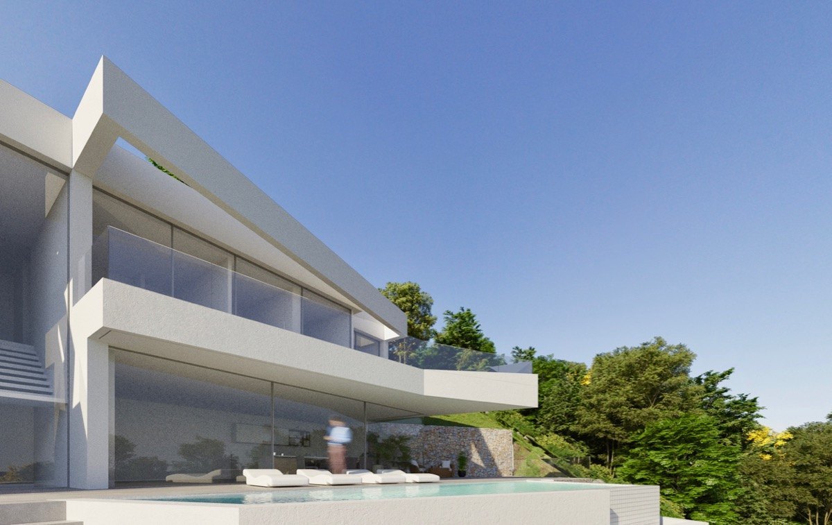 Proyecto villa moderna de obra nueva en venta en Altea Hills