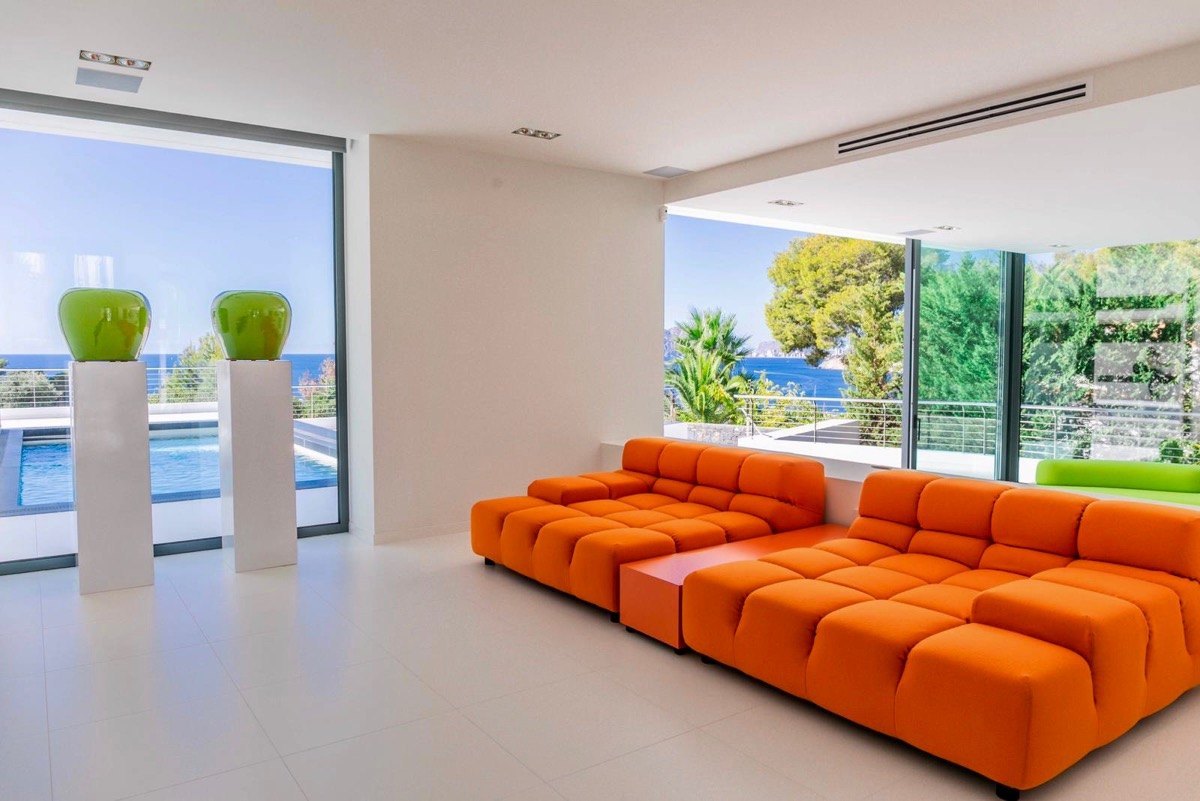 Villa moderne avec vue sur la mer à vendre à Moraira, Costa Blanca