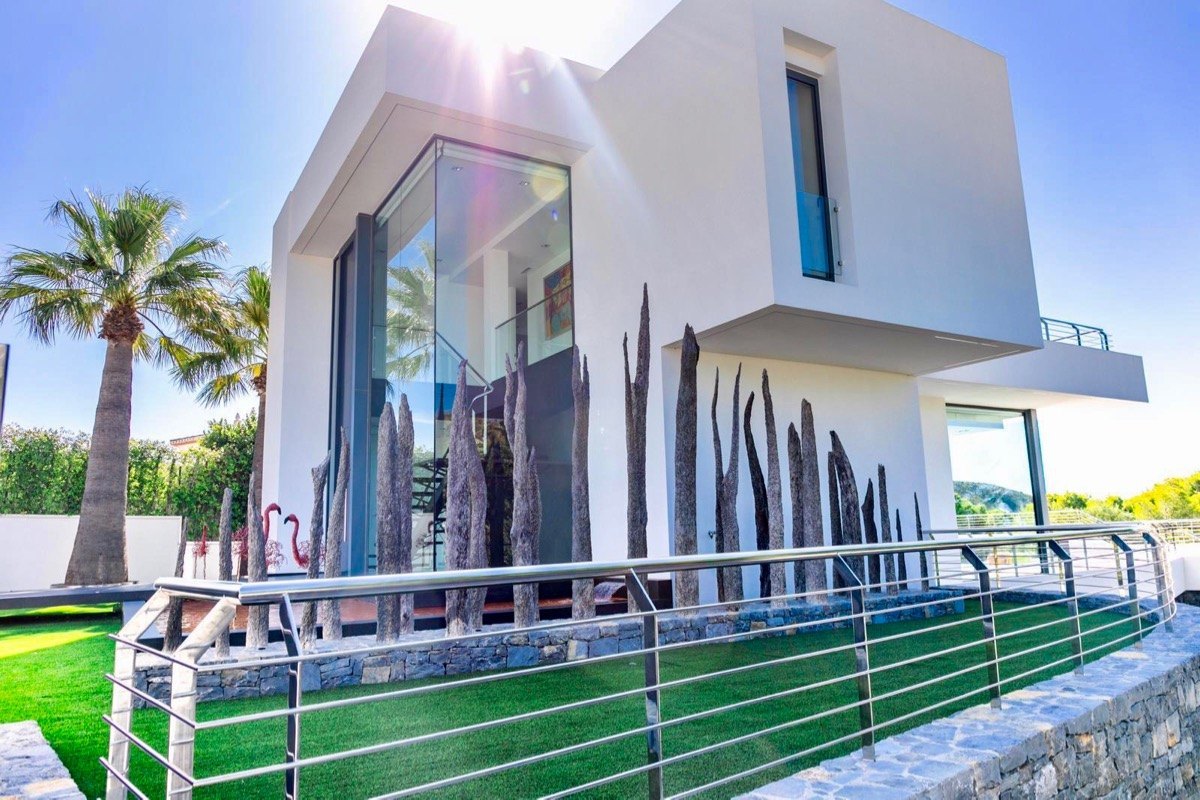 Moderne luxe villa met uitzicht op zee in Portet Moraira