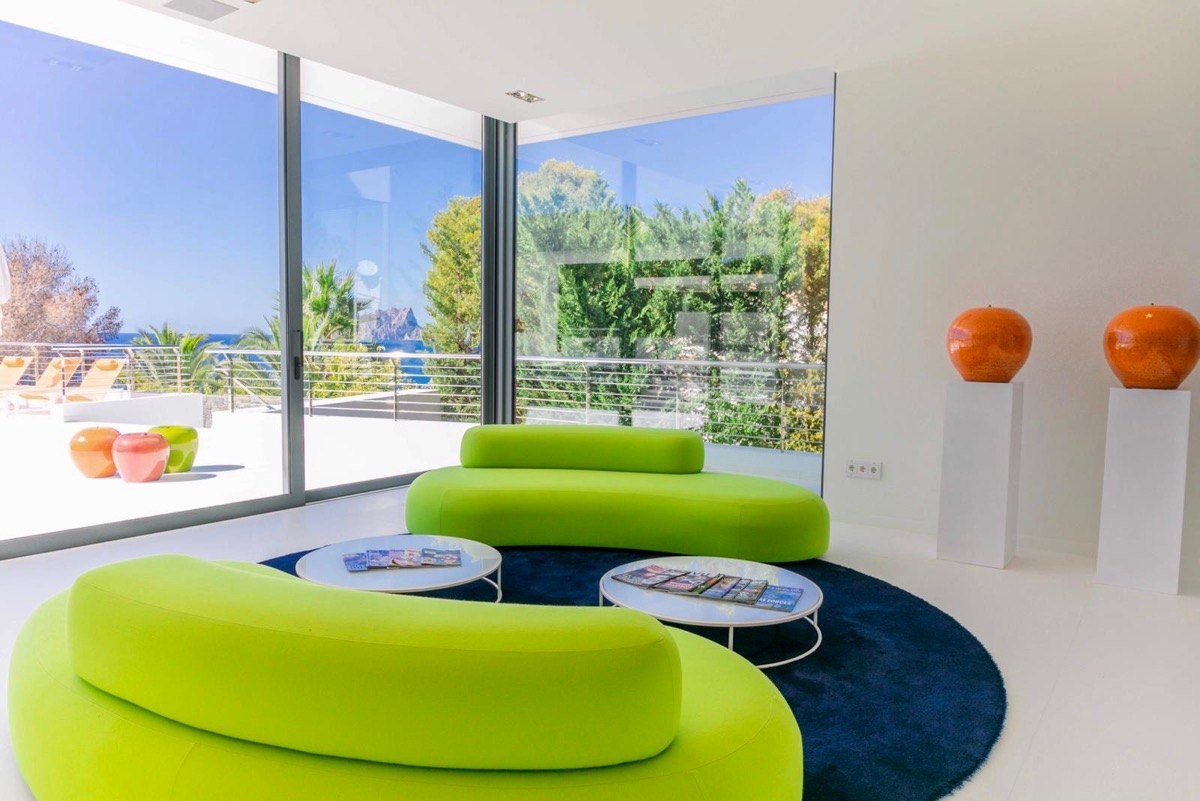 Moderne luxe villa te koop in El Portet de Moraira met uitzicht op zee