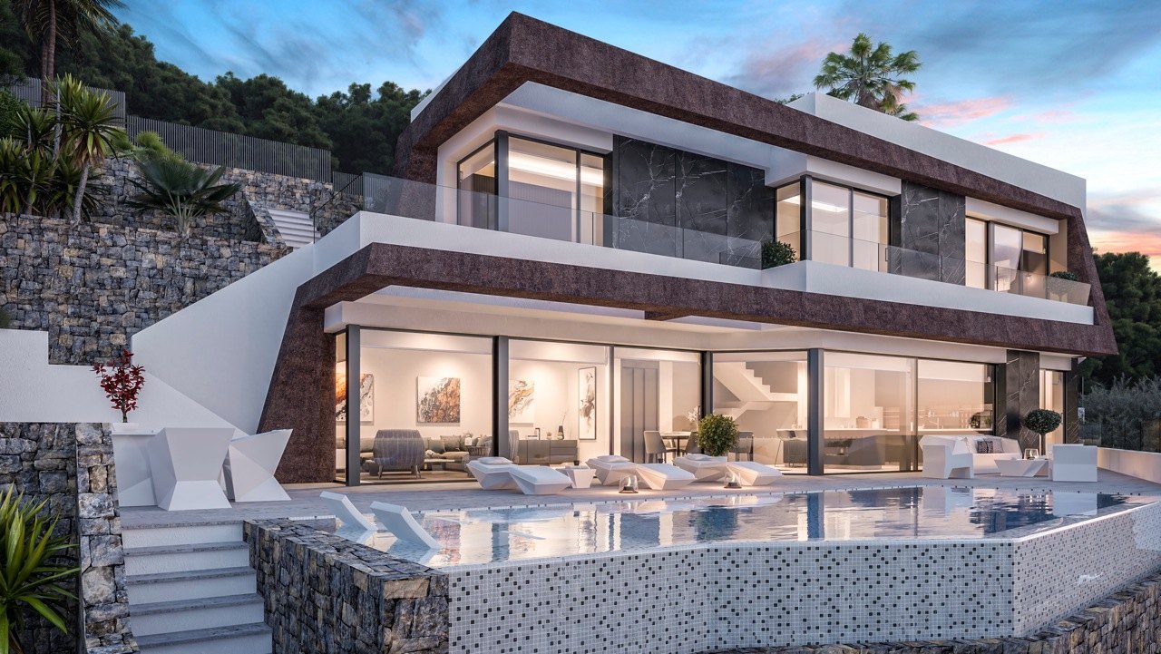 Villa moderne neuve à vendre à Calpe, Costa Blanca