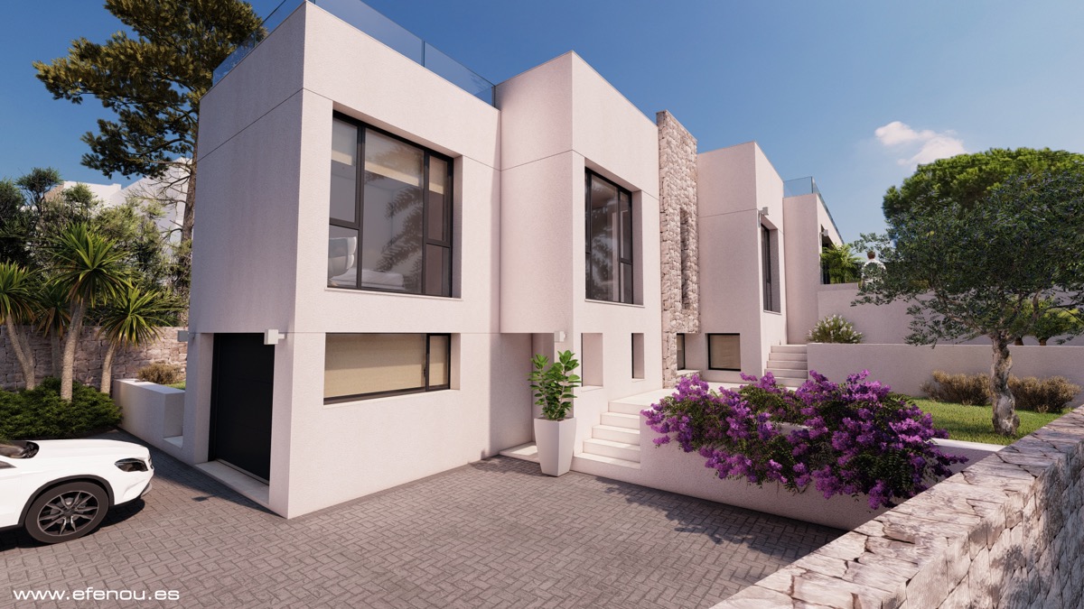 Modern new build villa for sale in Calpe, Costa Blanca
