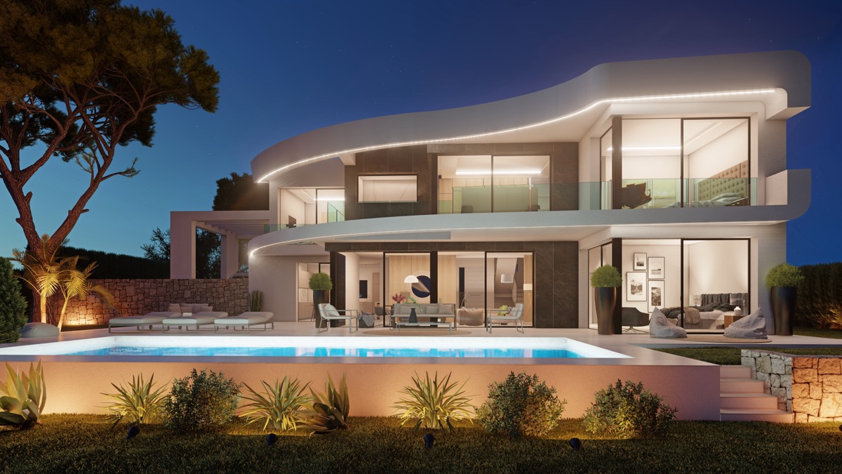 Modernes Neubau-Villa-Projekt zum Verkauf in Calpe