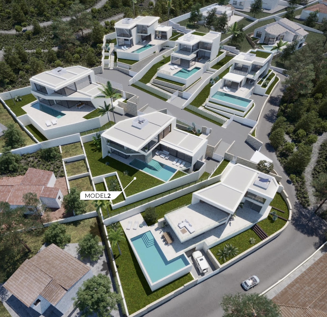 Modern new build villa for sale in Moraira, Costa Blanca