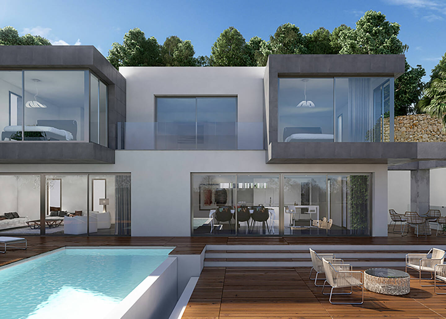 Moderne nieuwbouw villa te koop in Calpe, Costa Blanca