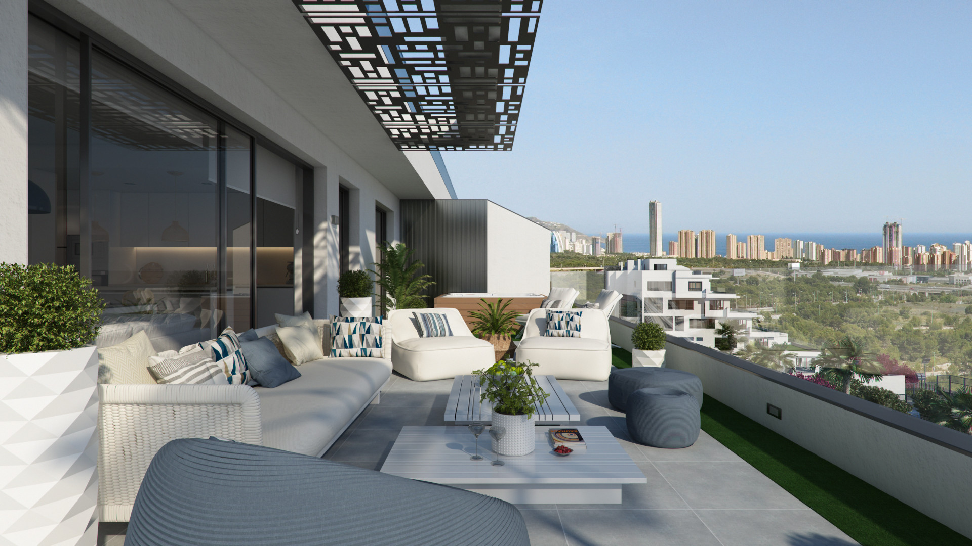New build duplex penthouse for sale in Finestrat, Costa Blanca