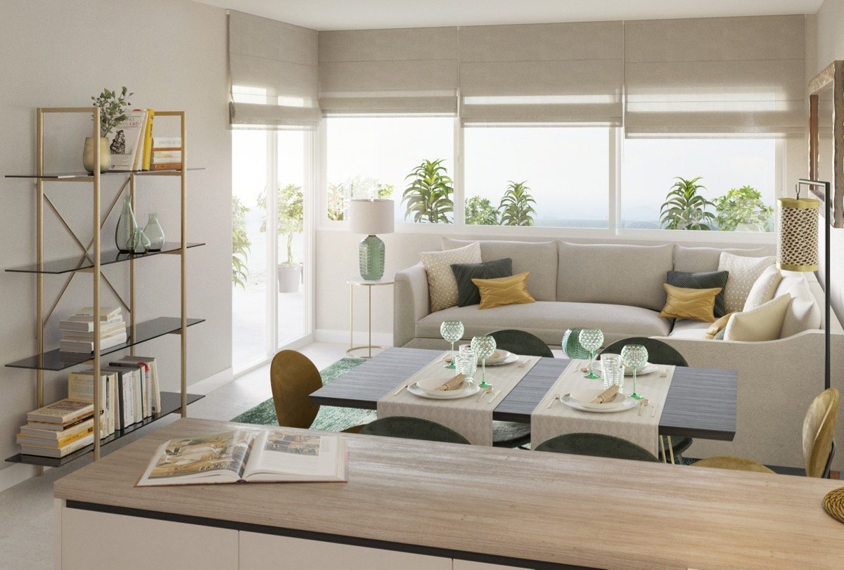 Moderne Wohnung mit Meerblick am Strand von Arenal Calpe