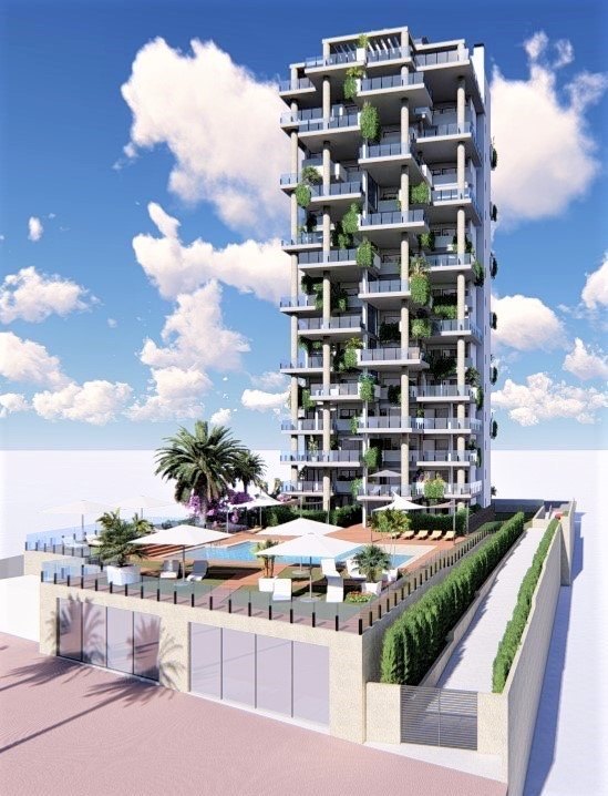Modern appartement met uitzicht op zee in Arenal strand Calpe