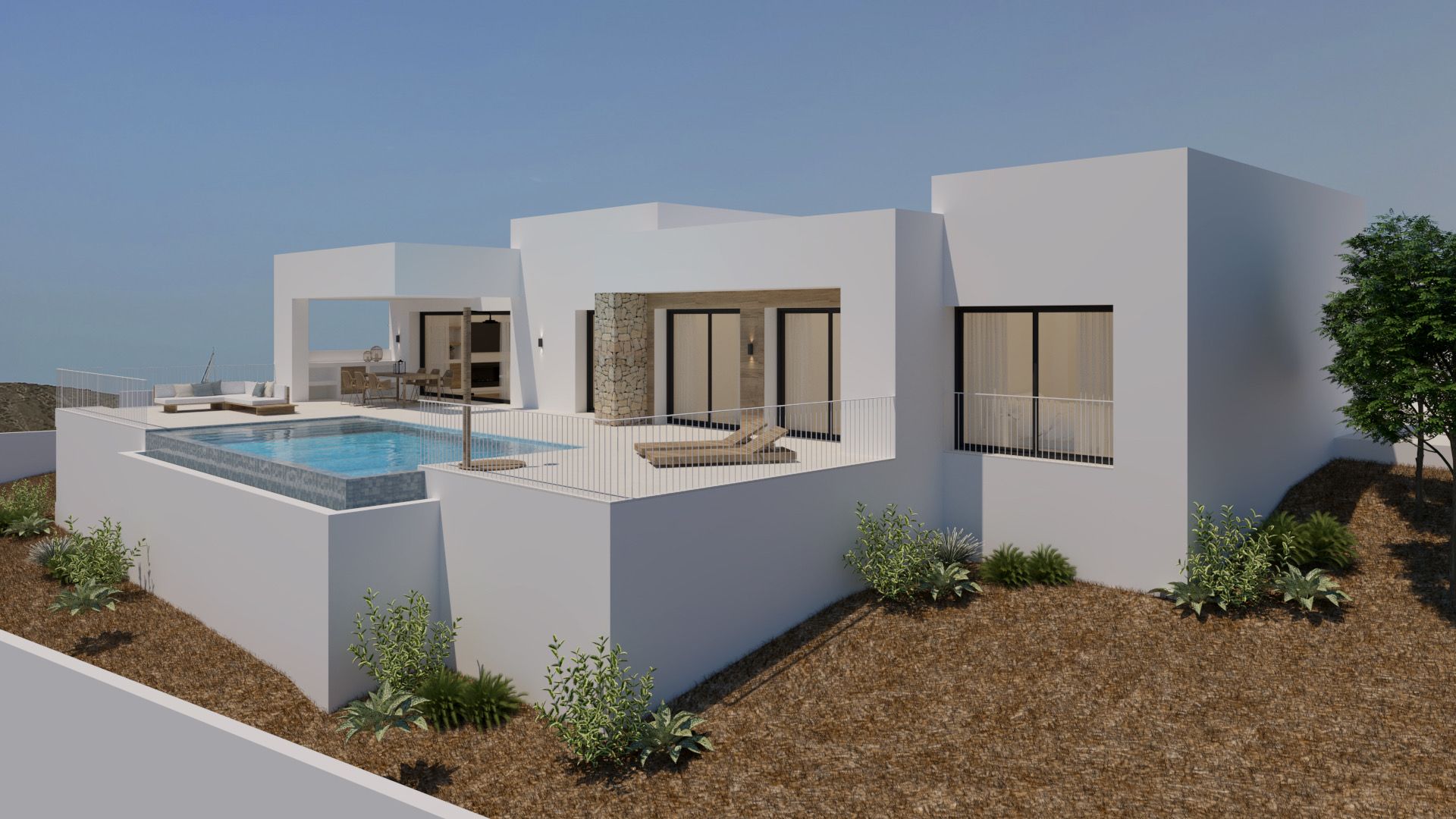 Moderne nieuwbouw villa te koop in Alcalali, Costa Blanca