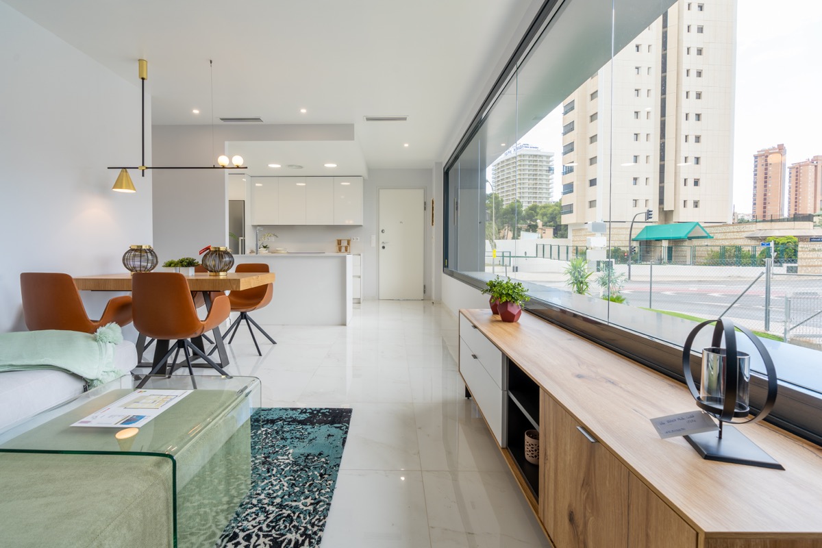 Modern appartement met uitzicht op zee in Poniente strand Benidorm