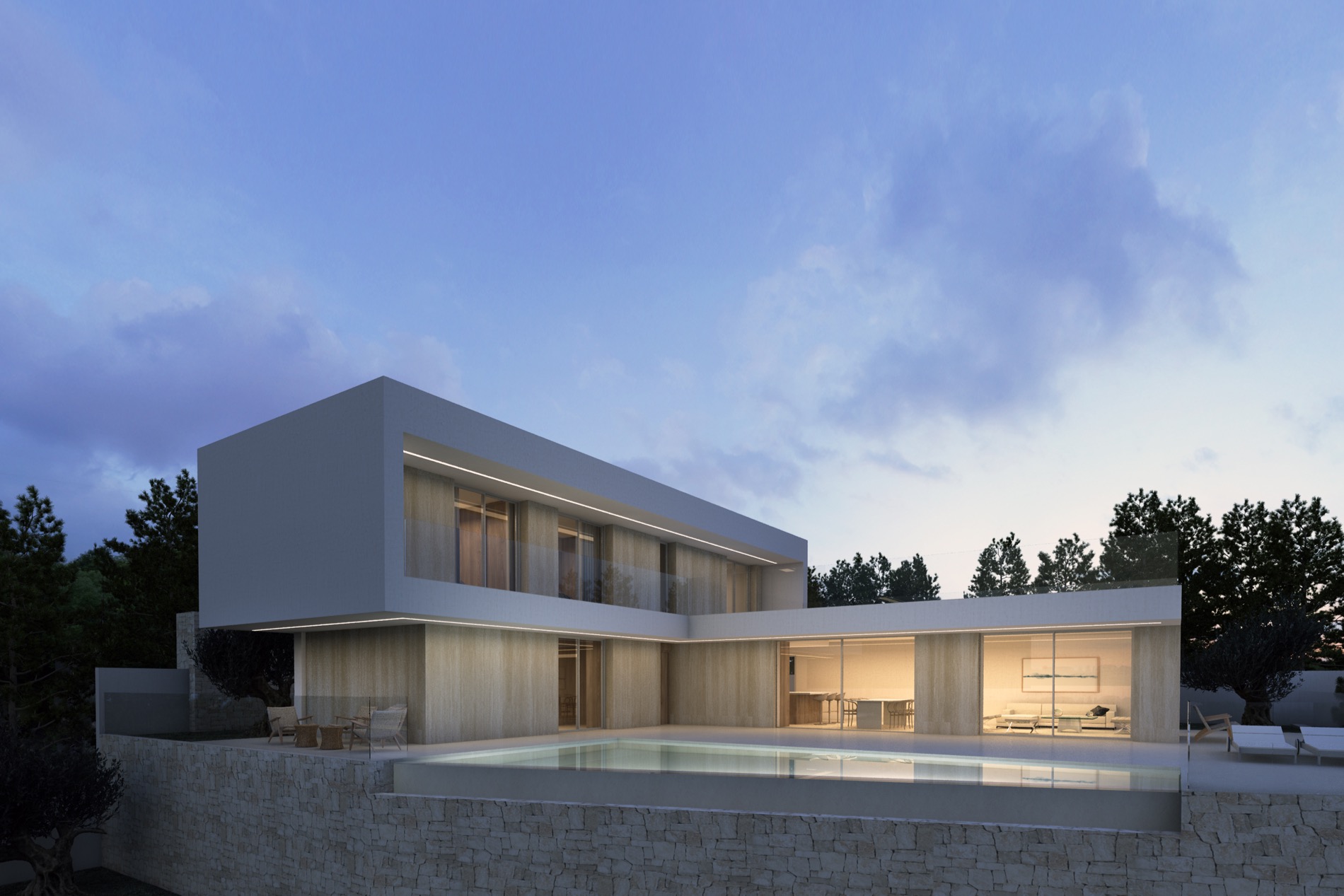 Nieuwbouw villa met zeezicht te koop in Benissa, Costa Blanca